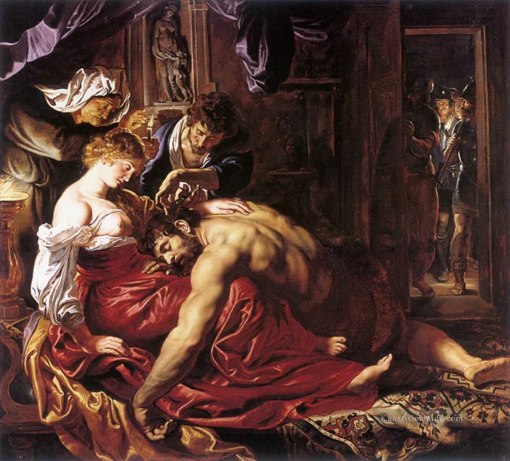 Samson und Delilah Barock Peter Paul Rubens Ölgemälde
